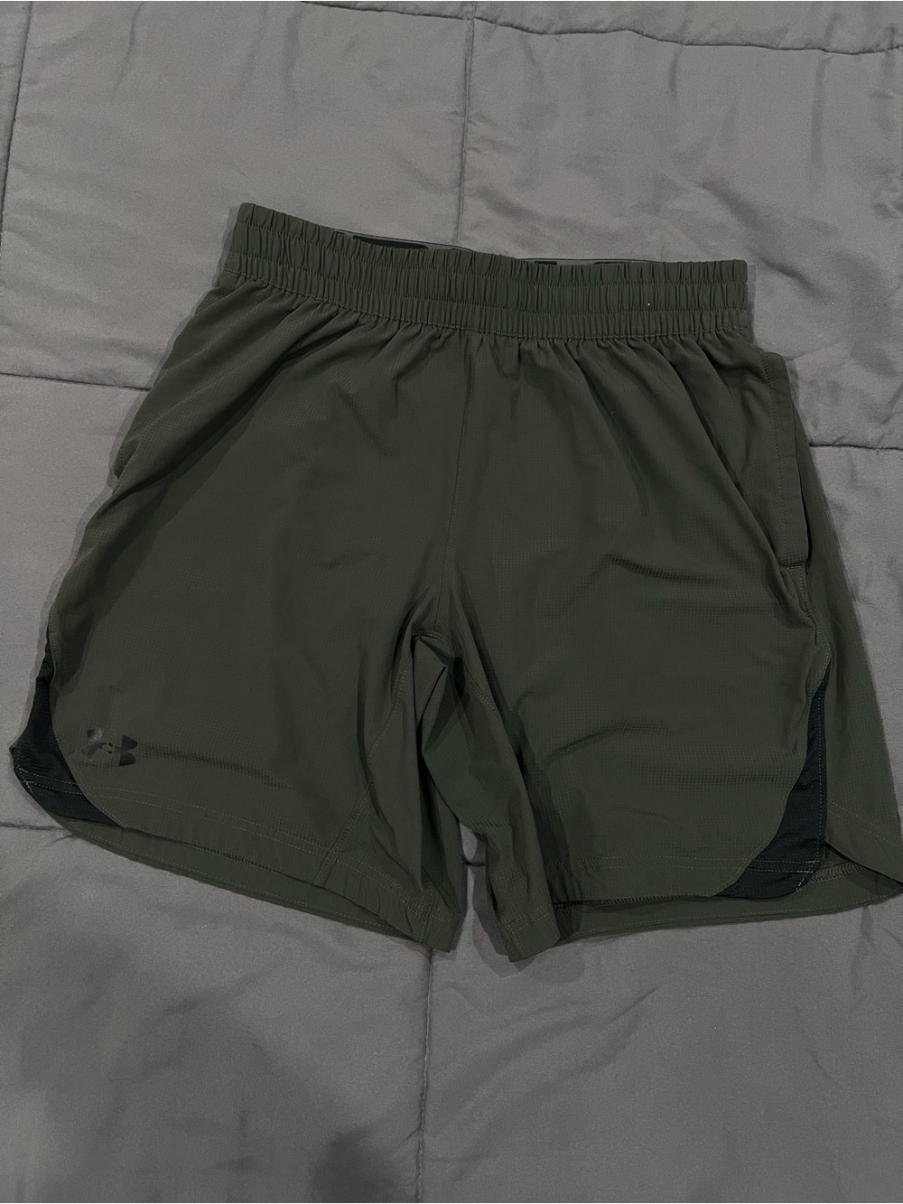 Under Armour Olive Green Athletic Training Shorts